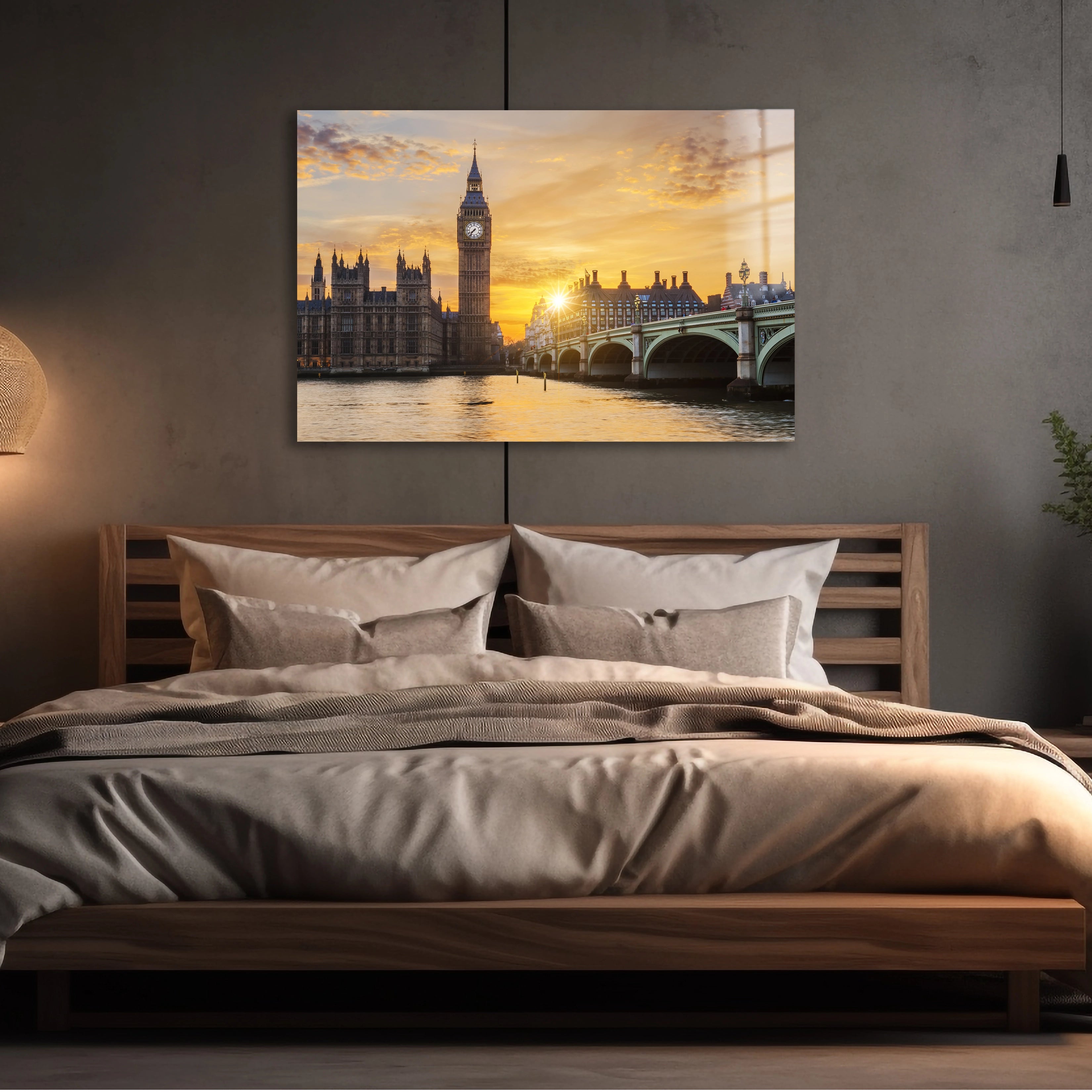 Big Ben Westminster Bridge Sunset London