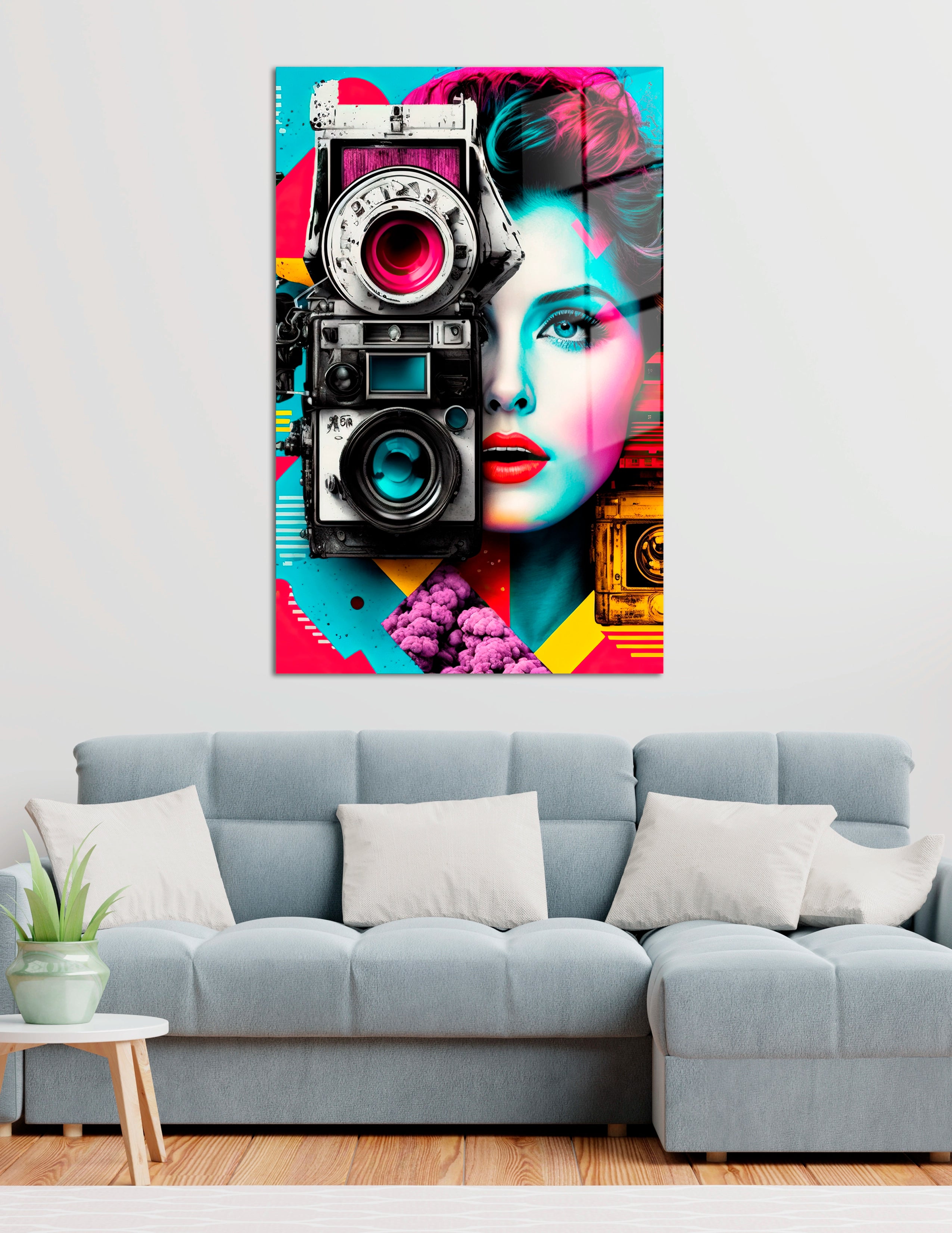 Womans Life Creative Art Collage