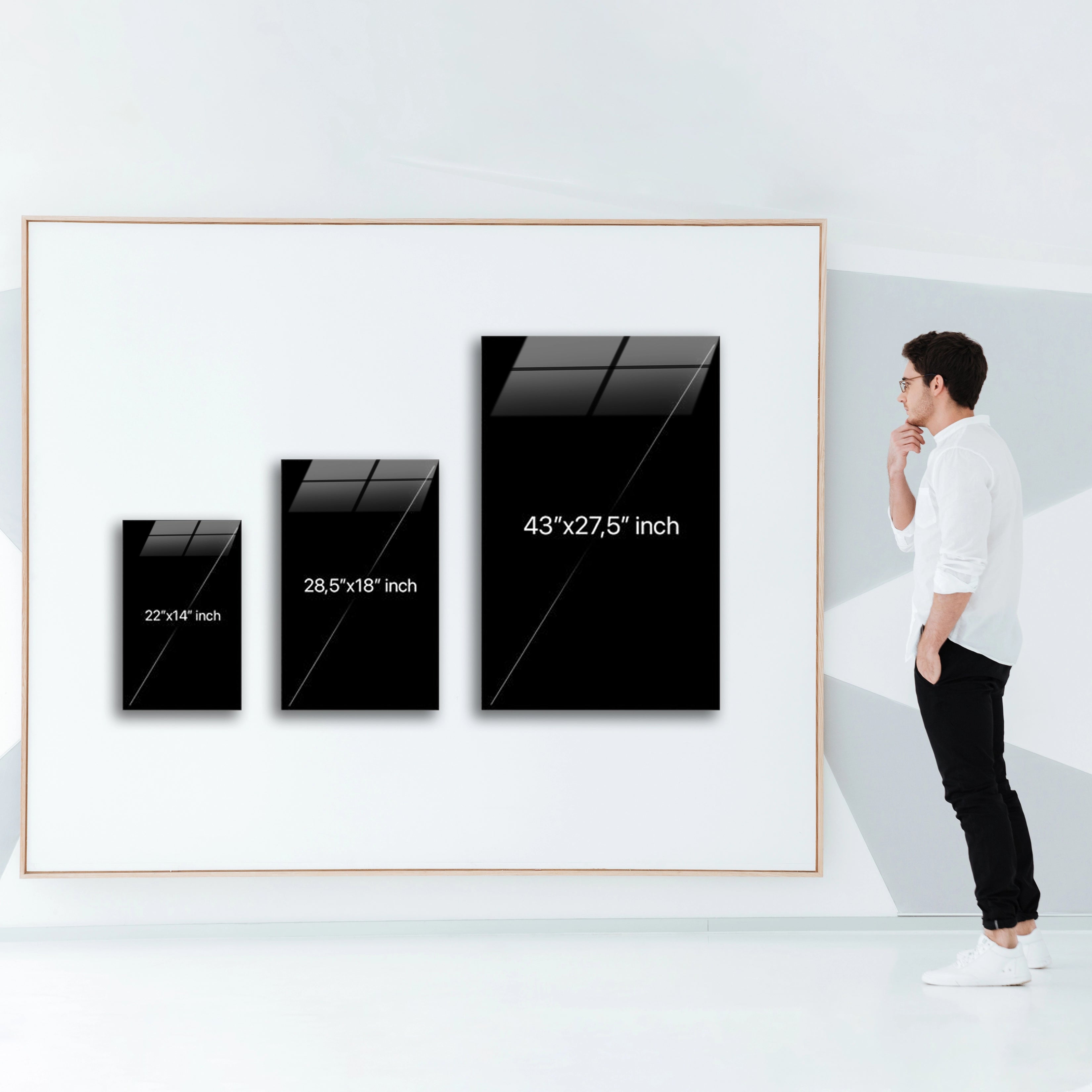 Black White Photo Wall With Graffiti