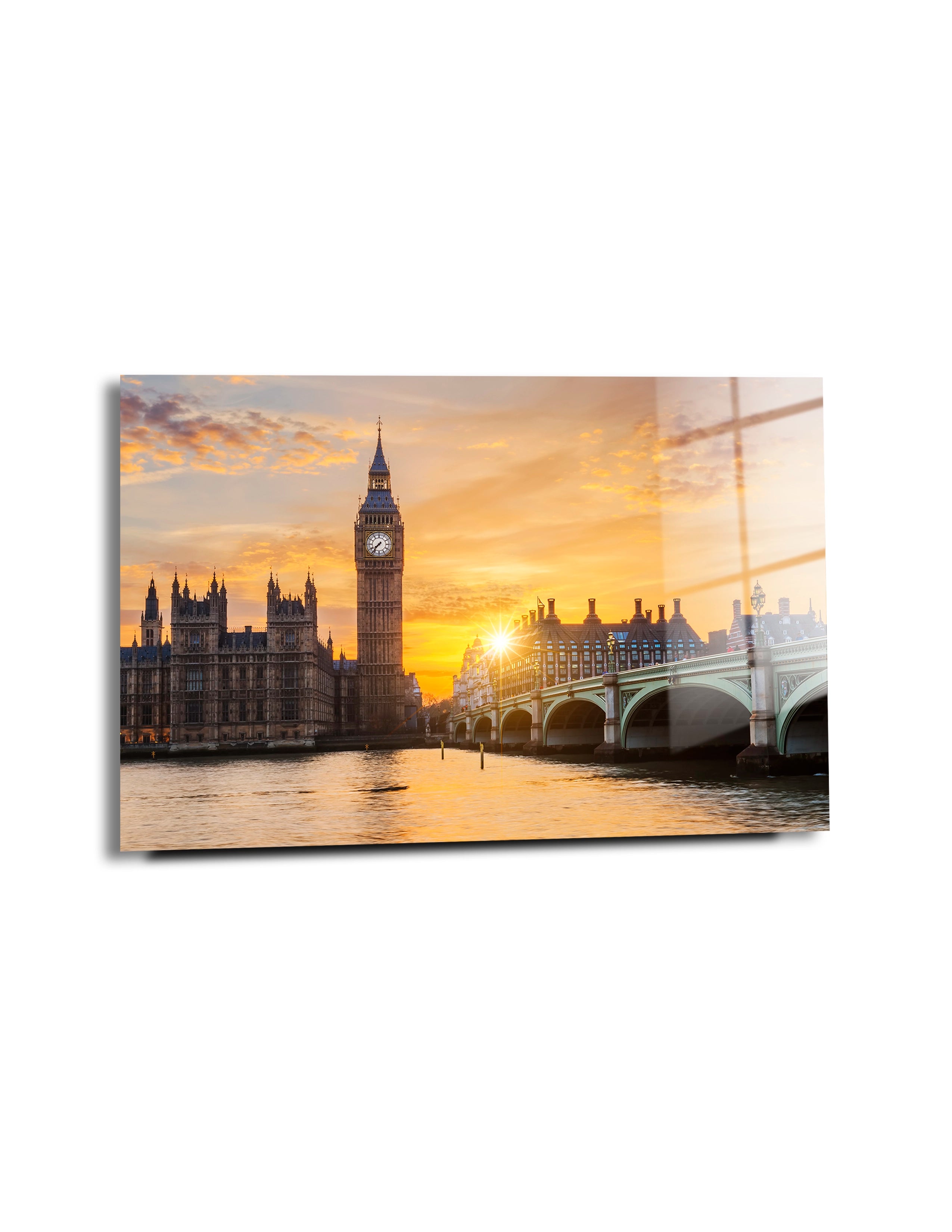 Big Ben Westminster Bridge Sunset London