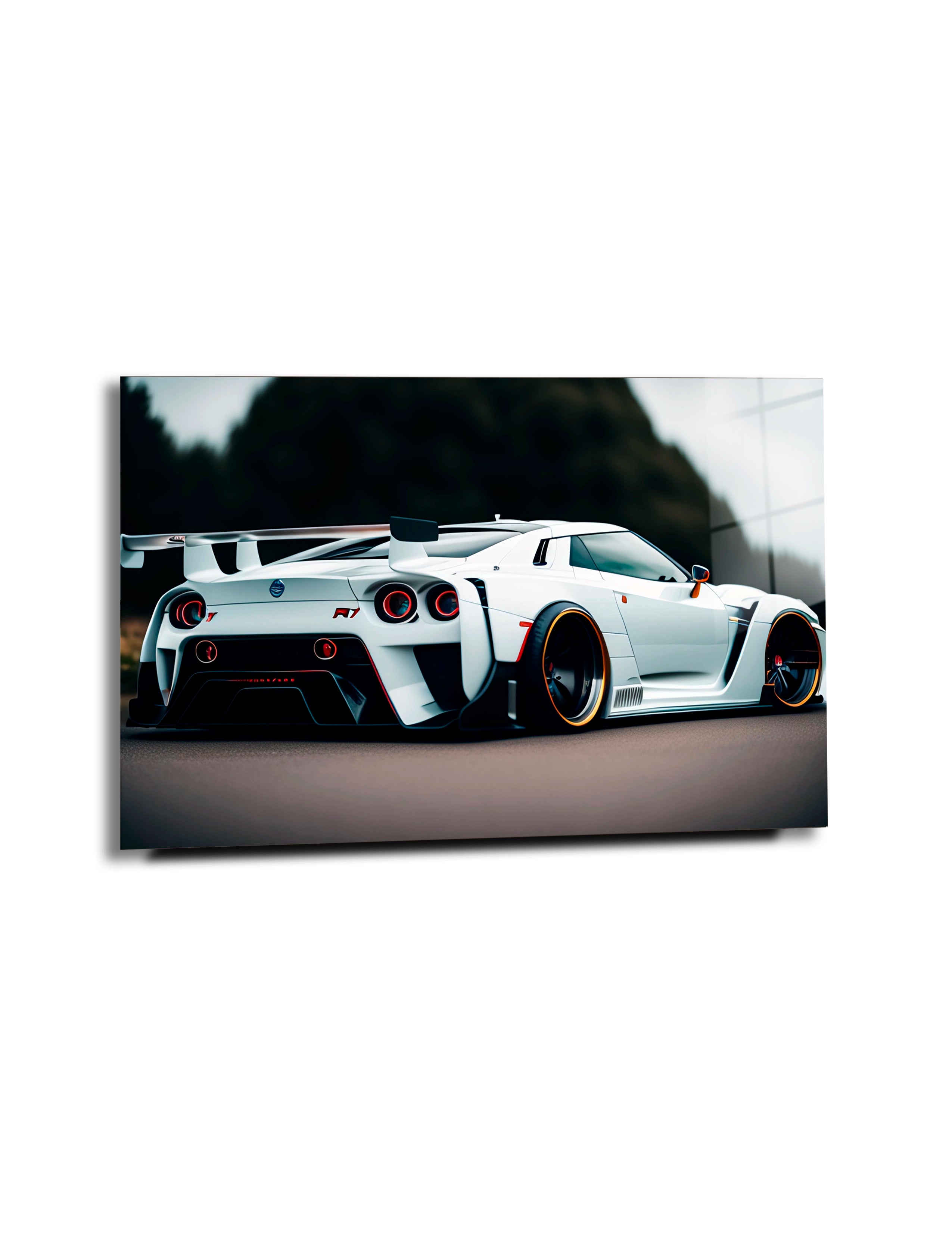 White Sports Car