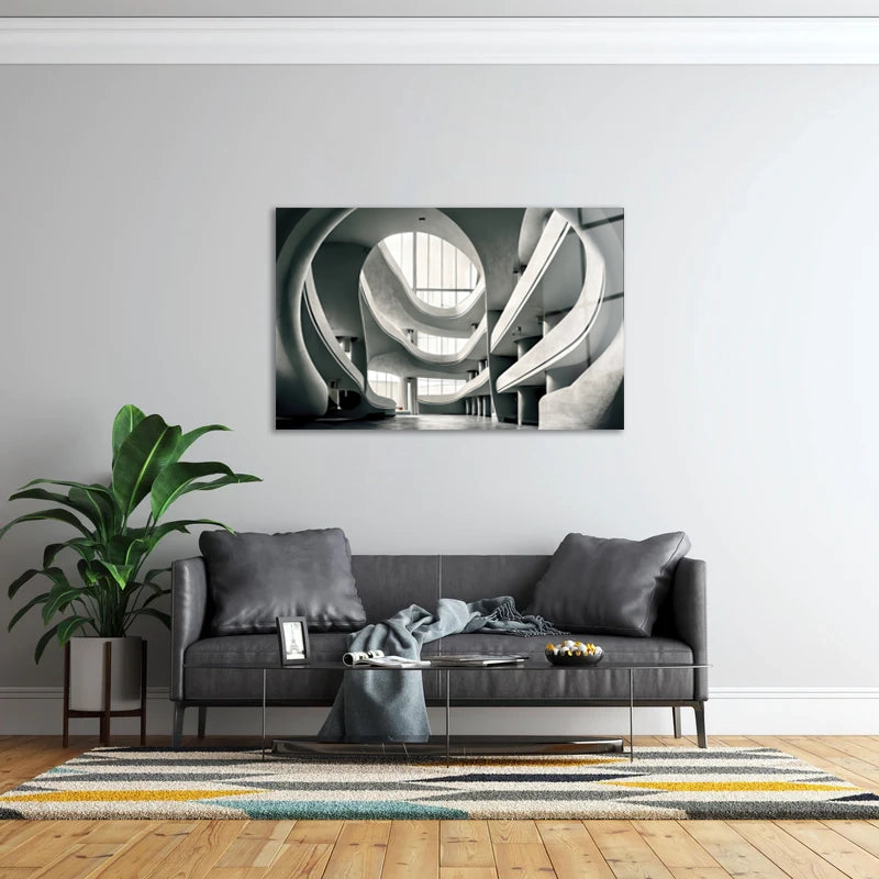 Futuristic Minimalistic Interior Concept Architecture
