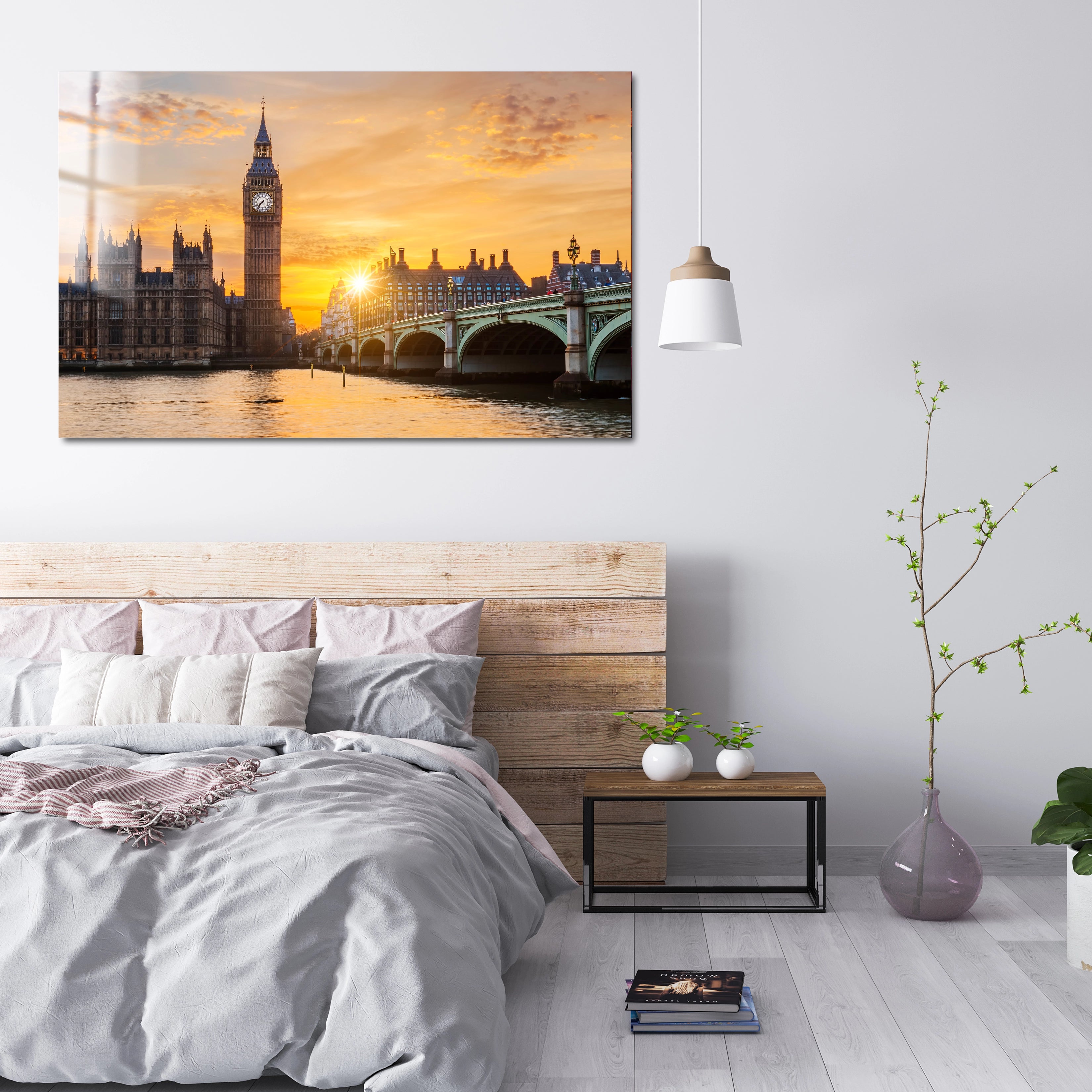 Big Ben Westminster Bridge Sunset London